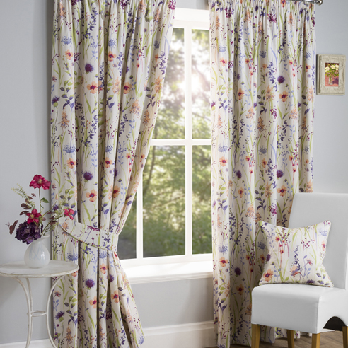 Hampshire Pencil Pleat, Multi - Ready Made Curtains - Image 3